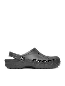 Crocs Klapki C-BAYA CLOG 10126-014 Szary ciemny. Szare klapki Crocs, bez wzorów, z tworzywa sztucznego, bez obcasa. Za 199,99 zł.