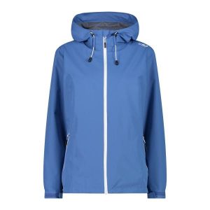 Damska kurtka wodoodporna CMP. Niebieskie kurtki CMP, bez wzorów, z kapturem. W wyprzedaży za 321,15 zł.