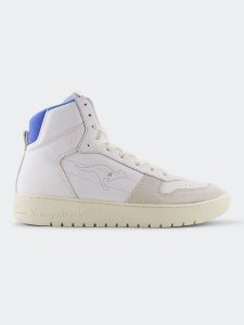 Kangaroos Skórzane sneakersy "Game Hi Lace Up" w kolorze kremowym rozmiar: 41. Brązowe trampki KangaROOS, bez wzorów, z materiału, za kostkę, bez zapięcia. Za 260,99 zł.