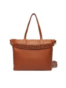Valentino Torebka Dea Re VBS9UM01 Brązowy. Brązowe shopper bag Valentino, bez wzorów, ze skóry, bez dodatków. Za 719,99 zł.