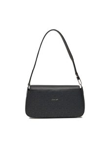 Calvin Klein Torebka Business Shoulder Bag_Epi Mono K60K611888 Czarny. Czarne torebki klasyczne Calvin Klein, bez wzorów, ze skóry, bez dodatków. Za 649,99 zł.