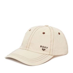 Czapka z daszkiem Roxy. Brązowe czapki Roxy, bez wzorów. Za 69,99 zł.