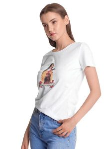Vive Maria Koszulka w kolorze białym rozmiar: XXL. Białe bluzki Vive Maria, xxl, bez wzorów, z bawełny, bez kołnierzyka, bez ramiączek. Za 65,85 zł.