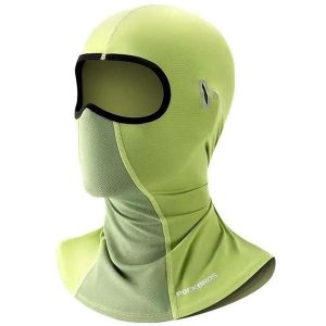 Wielofunkcyjny komin z jedwabiu chłodzącego ROCKBROS LF70878. Żółte szaliki ROCKBROS, na lato, bez wzorów, z materiału. Za 62,00 zł.