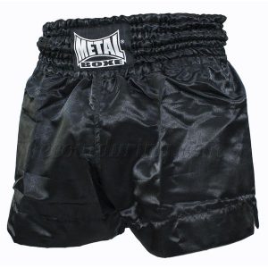 Dorosły boks szorty Metal Boxe Thai, Czarny. Czarne szorty METAL BOXE, bez wzorów, sportowe. Za 144,00 zł.