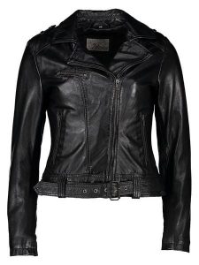 7eleven Skórzana kurtka "Julie" w kolorze czarnym rozmiar: 42. Czarne kurtki 7eleven, bez wzorów, ze skóry, bez kaptura. Za 546,48 zł.