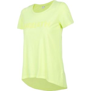 T-shirt damski TSD454 - limonka. T-shirty marki 4f. W wyprzedaży za 49,99 zł.