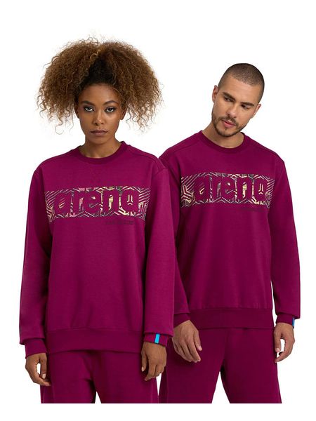 Arena Bluza w kolorze bordowym rozmiar: XL. Czerwone bluzy Arena, xl, bez wzorów, bez kaptura. Za 94,38 zł.