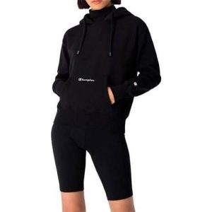 Bluza sportowa damska Champion 115396KK001. Czarne bluzy Champion, s, bez wzorów, z kapturem. Za 152,15 zł.