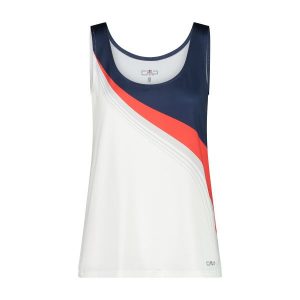 Damski tank top CMP. Białe topy CMP, m, bez wzorów, sportowe, bez kołnierzyka, bez ramiączek. Za 196,00 zł.