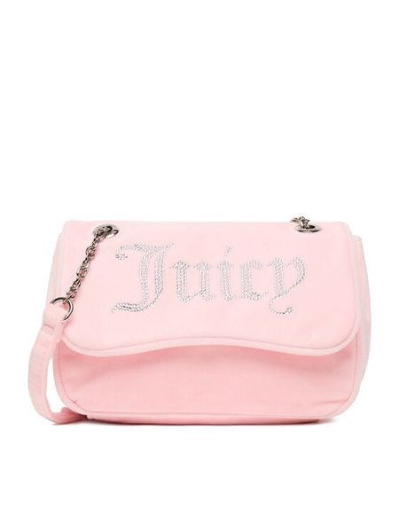 Juicy Couture Torebka CEO-BEJXT8762WPO Różowy. Czerwone torebki klasyczne Juicy Couture, bez wzorów, z poliesteru, bez dodatków. Za 279,99 zł.