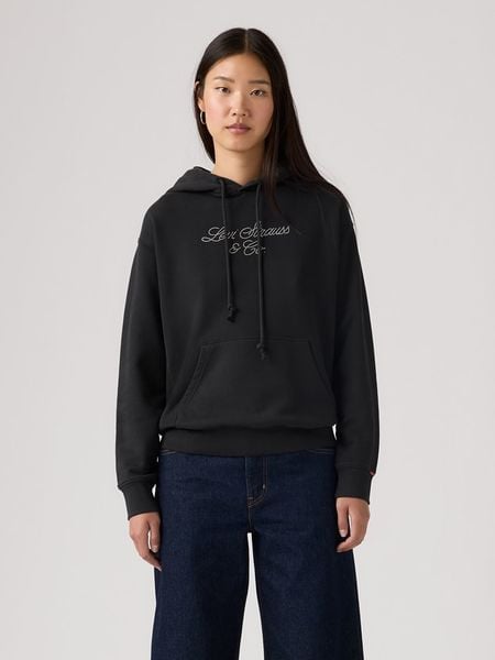 Levi's Bluza w kolorze czarnym rozmiar: S. Czarne bluzy Levi's®, s, bez wzorów, z kapturem. Za 186,19 zł.