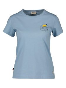 DOLOMITE Koszulka "Strenta G3" w kolorze błękitnym rozmiar: XL. Niebieskie bluzki Dolomite, xl, bez wzorów, z bawełny, bez kołnierzyka, bez ramiączek. Za 61,95 zł.