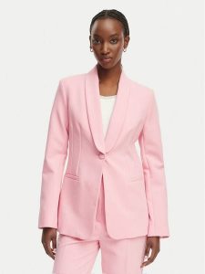 Morgan Marynarka 261-VMAKI.F Różowy Regular Fit. Czerwone marynarki i żakiety Morgan, bez wzorów, z syntetyku. Za 449,99 zł.