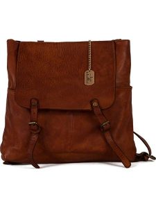 Anna Morellini Skórzany plecak "Kika" w kolorze brązowym - 24 x 36 x 15 cm rozmiar: onesize. Brązowe plecaki Anna Morellini. Za 543,99 zł.