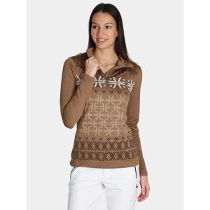 Koszulka Techniczna Damska Luhta Ahjola. Brązowe koszule nocne Luhta, bez wzorów, bez ramiączek. Za 339,00 zł.