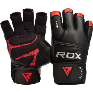Rękawiczki RDX L4 Open Finger Micro Plus Gym. Czarne rękawiczki RDX SPORTS, bez wzorów. Za 99,99 zł.