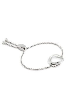 Calvin Klein Bransoletka 35000006 Srebrny. Szare bransoletki Calvin Klein, metalowe. Za 319,99 zł.