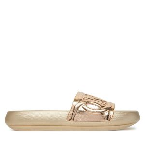 Klapki MICHAEL Michael Kors. Żółte klapki MICHAEL Michael Kors, bez wzorów, bez obcasa. Za 259,99 zł.
