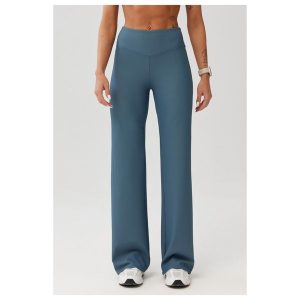 Damskie legginsy sportowe fitness Rough Radical Aven Long. Niebieskie legginsy ROUGH RADICAL, bez wzorów. Za 189,90 zł.