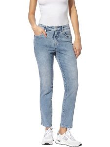 Heine Dżinsy - Slim fit - w kolorze błękitnym rozmiar: 40. Niebieskie jeansy Heine, bez wzorów, z podwyższonym stanem. Za 52,67 zł.