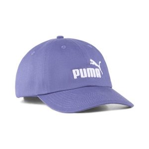 Czapka z daszkiem z logo No. 1 ESS PUMA Blue Crystal. Niebieskie czapki Puma, bez wzorów, sportowe. Za 49,99 zł.