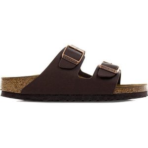 Klapki damskie Birkenstock Arizona BS (0051703). Brązowe klapki Birkenstock, bez wzorów, bez obcasa. Za 319,99 zł.