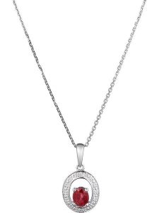 DIAMOND & CO Złota zawieszka "Mascareignes" z diamentami i rubinem rozmiar: onesize. Czerwone zawieszki Diamond & Co, z diamentem, złote. Za 713,95 zł.