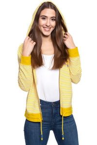 BLUZA MUSTANG DAMSKA Bridget H Stripe 1009487 11729. Bluzy Mustang, s, bez wzorów, z kapturem. W wyprzedaży za 59,99 zł.