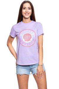 MUSTANG T SHIRT DAMSKI Alina C Print 1009475 8076. Fioletowe t-shirty Mustang, s, bez wzorów, bez kołnierzyka, bez ramiączek. W wyprzedaży za 39,99 zł.