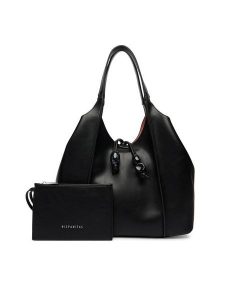 Hispanitas Torebka BV264532 Czarny. Czarne torebki klasyczne Hispanitas, bez wzorów, ze skóry, bez dodatków. Za 479,99 zł.