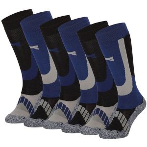 Skarpety narciarskie Xtreme, 6 par, Multi Niebieski. Niebieskie skarpetki XTREME SOCKSWEAR, bez wzorów. Za 329,80 zł.