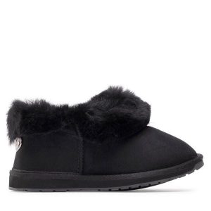 Śniegowce EMU Australia. Czarne buty zimowe EMU Australia, bez obcasa, bez zapięcia. Za 529,99 zł.
