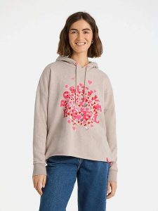 LIEBLINGSSTÜCK Bluza "Izzy" w kolorze beżowym rozmiar: XXL. Brązowe bluzy LIEBLINGSSTÜCK, xxl, bez wzorów, z kapturem. Za 267,92 zł.