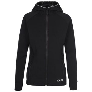 Dlx Anais - Damska bluza z kapturem Dlx w kolorze czarnym. Czarne bluzy DLX, bez wzorów, z kapturem. W wyprzedaży za 203,70 zł.