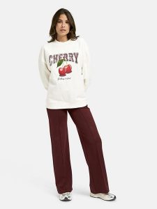 Smith & Soul Bluza w kolorze kremowym rozmiar: XS. Brązowe bluzy Smith & Soul, xs, bez wzorów, bez kaptura. Za 152,99 zł.