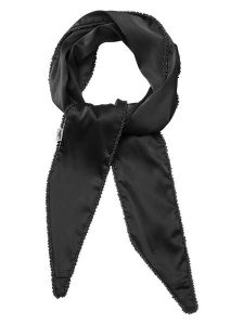 Becksöndergaard Chusta "Luster" w kolorze czarnym - 170 x 8 cm rozmiar: onesize. Czarne apaszki i chusty Becksöndergaard, bez wzorów, z materiału. Za 92,42 zł.