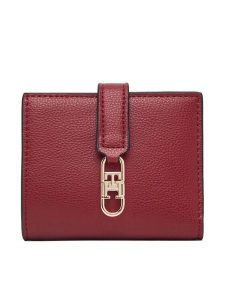 Tommy Hilfiger Portfel Th Libre Bifold AW0AW18934 Czerwony. Czerwone portfele TOMMY HILFIGER, bez wzorów, ze skóry. Za 269,99 zł.