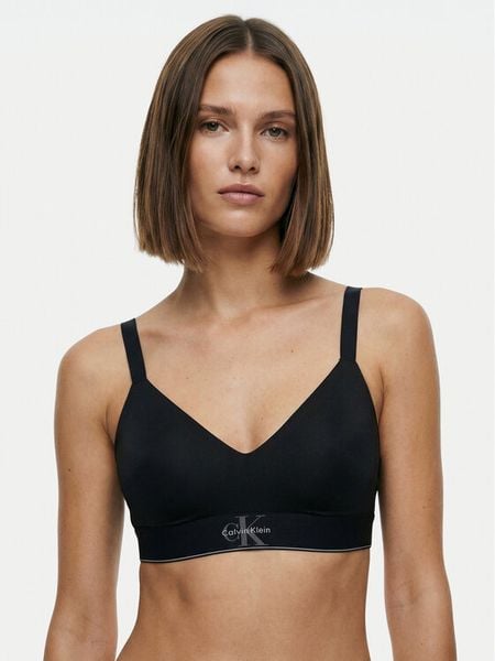 Calvin Klein Underwear Biustonosz top LV00QF8877 Czarny. Czarne biustonosze Calvin Klein Underwear, l, bez wzorów, z syntetyku, bez kołnierzyka, bez ramiączek. Za 169,99 zł.