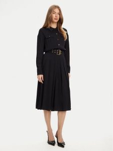 Marciano Guess Sukienka koktajlowa 5YGK32 7356A Czarny Regular Fit. Czarne sukienki Marciano Guess, z aplikacjami, z wiskozy, wizytowe, bez kołnierzyka, bez ramiączek. Za 649,00 zł.
