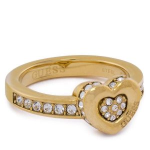 Pierścionek Guess. Żółte pierścionki Guess, złote. Za 209,99 zł.