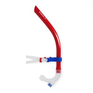 Rurka czołowa do pływania unisex Speedo Center Snorkel. Białe rurki Speedo. Za 238,37 zł.