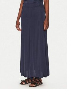 ViCOLO Spódnica maxi TD0004 Granatowy Regular Fit. Niebieskie spódnice ViCOLO, xs, bez wzorów, z satyny, maxi. Za 239,99 zł.