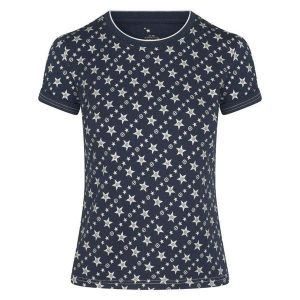 Koszulka damska Imperial Riding Bobby Star. Niebieskie koszulki sportowe IMPERIAL RIDING, bez wzorów, bez ramiączek, do jazdy konnej. Za 143,00 zł.