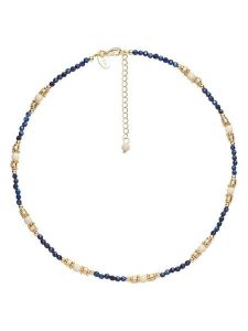 U.S. Polo Assn. Pozłacany naszyjnik z lapis lazuli - dł. 37 cm rozmiar: onesize. Niebieskie naszyjniki U.S. Polo Assn., z lazurytem, metalowe. Za 108,99 zł.