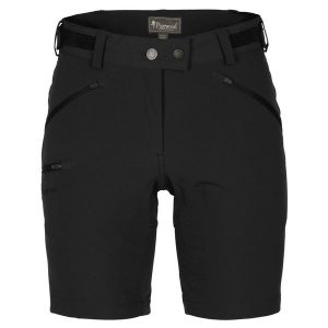 Szorty damskie Pinewood Abisko Light Stretch. Czarne szorty PINEWOOD, bez wzorów, sportowe. Za 340,00 zł.