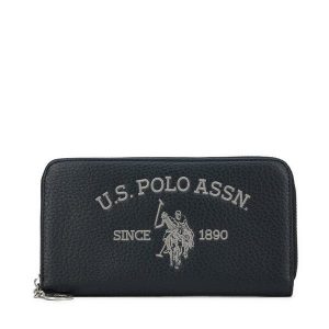 Portfel U.S. Polo Assn. Czarne portfele U.S. Polo Assn., bez wzorów. Za 139,99 zł.