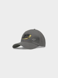 4F Czapka z daszkiem strapback uniseks 4F x Drift Masters - szara L/XL. Szare czapki 4f, bez wzorów, z bawełny, sportowe. W wyprzedaży za 79,99 zł.