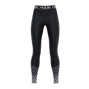 Legginsy kompresyjne damskie HUUB Compression Tights. Czarne legginsy HUUB, bez wzorów, z elastanu, długie. Za 239,99 zł.