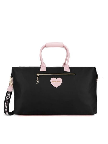 Juicy Couture Torba weekendowa CEO-BIJXT2544WPJ Czarny. Czarne torebki klasyczne Juicy Couture, bez wzorów, bez dodatków. Za 369,99 zł.